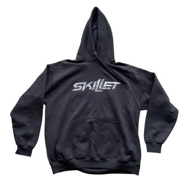 Skillet Band Hoodie Black Pullover Sweatshirt XL - Picture 1 of 5